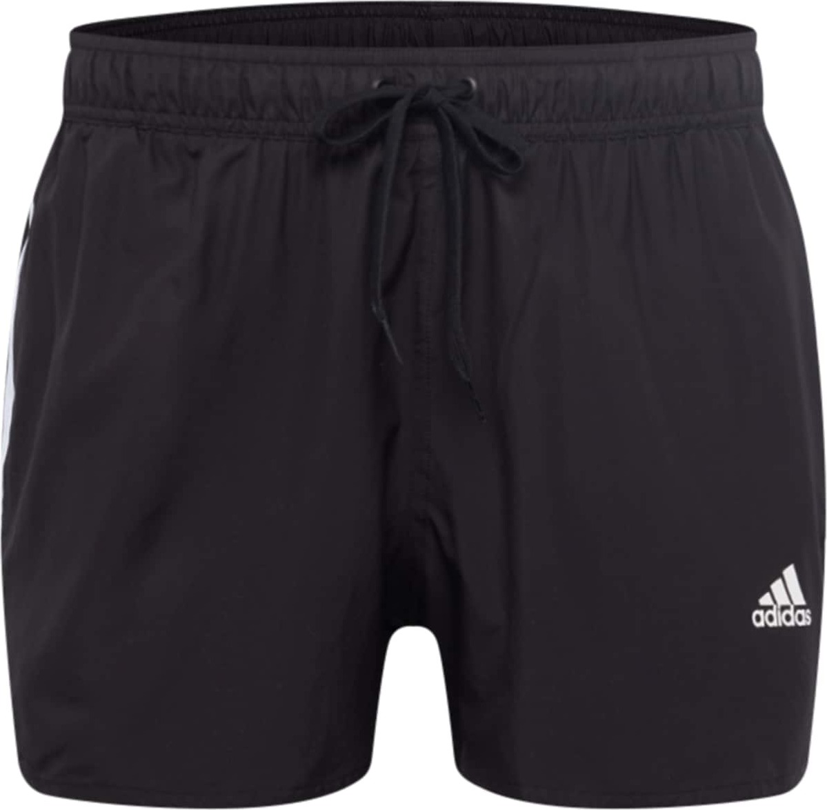 ADIDAS PERFORMANCE Sportovní plavky černá / bílá