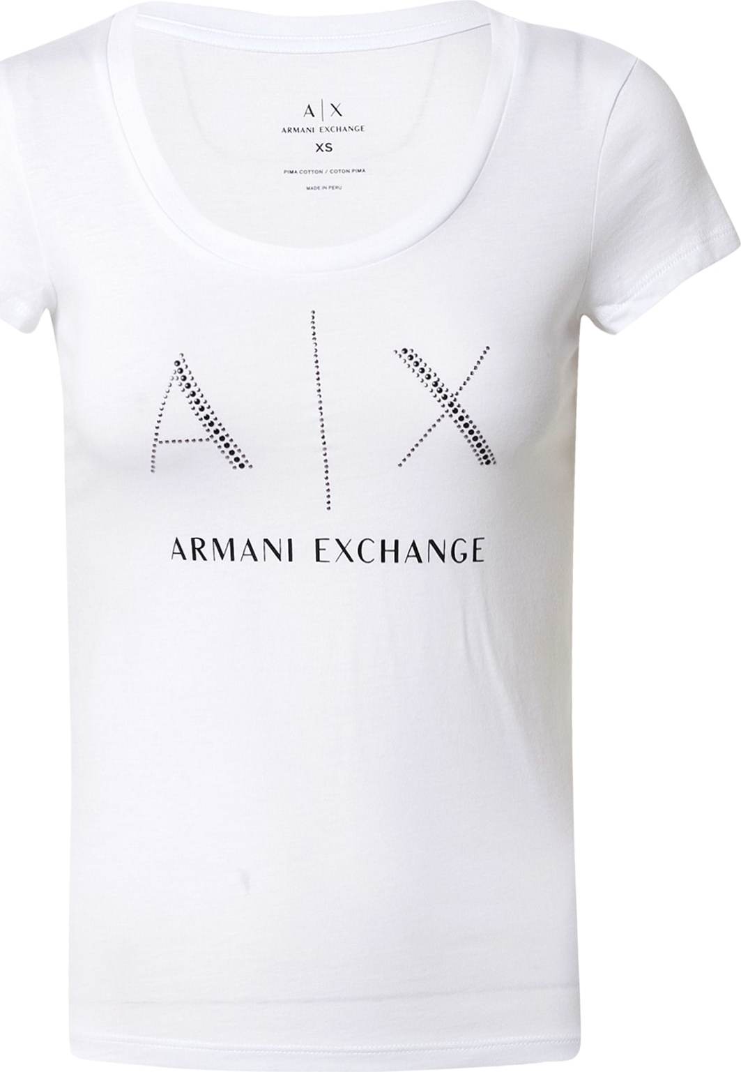 ARMANI EXCHANGE Tričko bílá