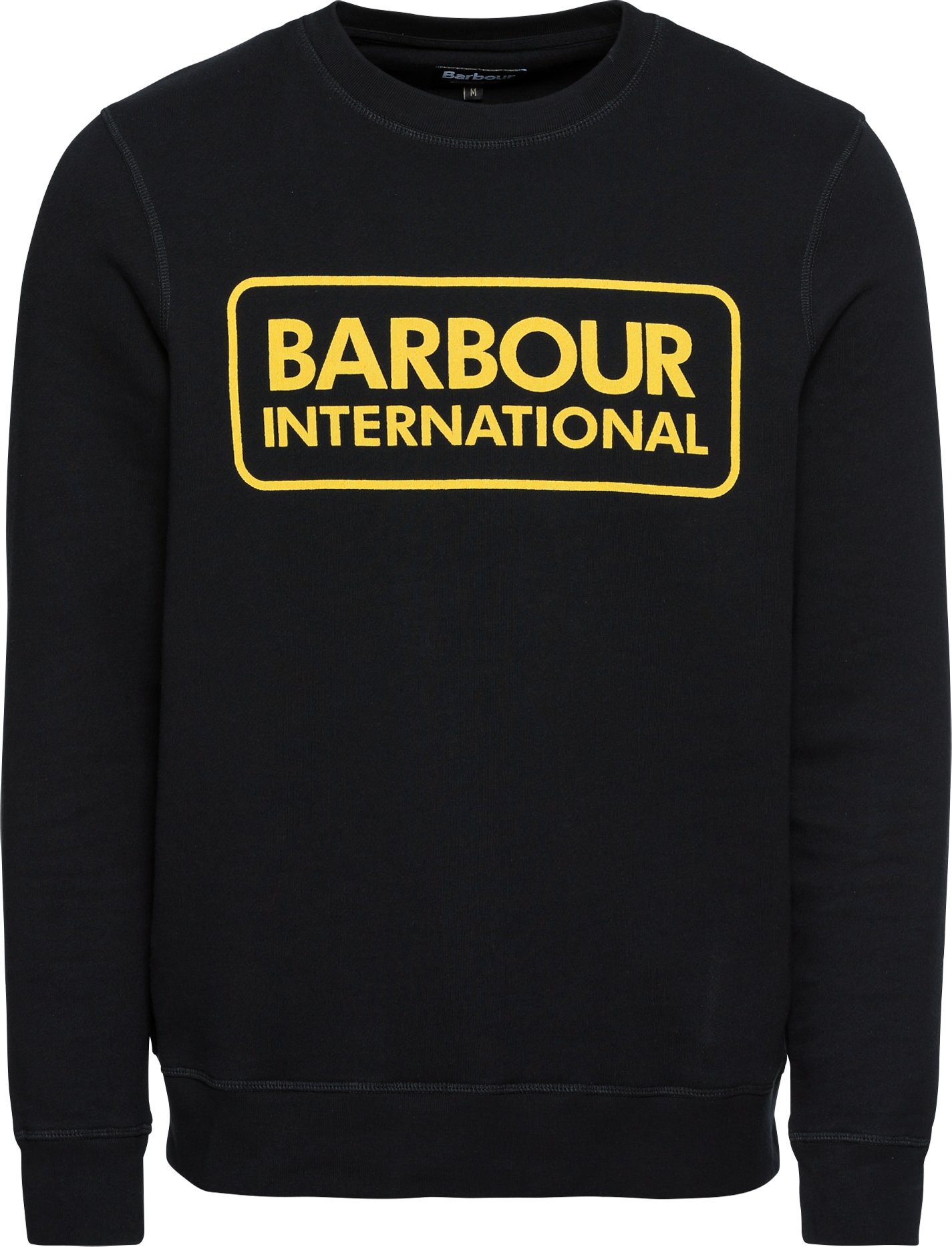 Barbour International Mikina černá / žlutá