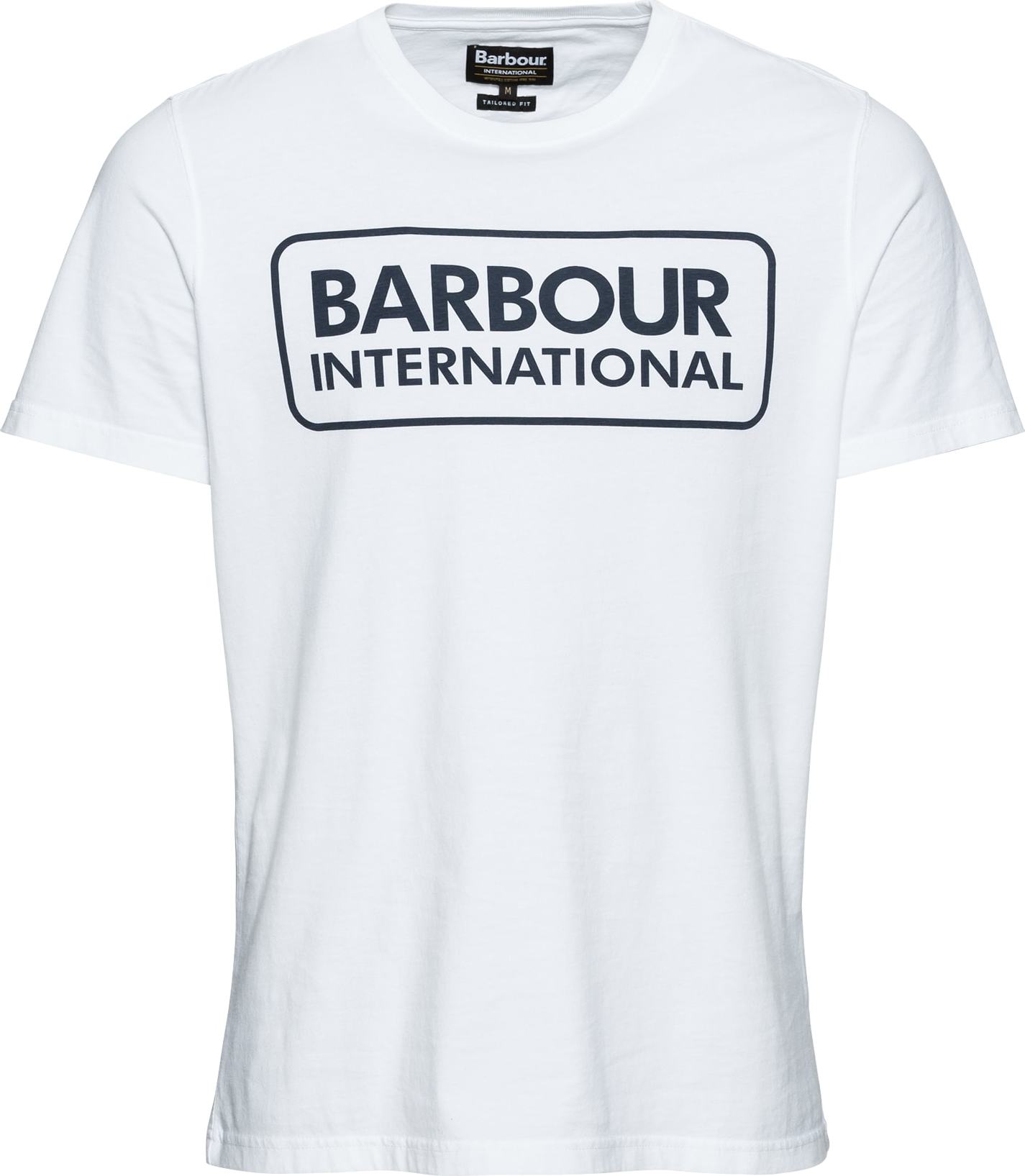 Barbour International Tričko 'Essential Large Logo Tee' bílá