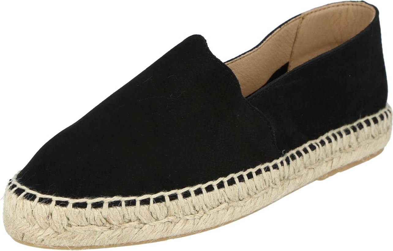 Bianco Espadrilky 'DORRIS' černá