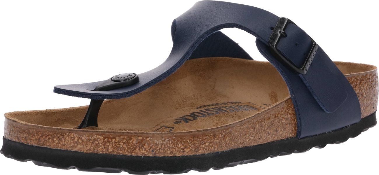 BIRKENSTOCK Žabky 'Gizeh' tmavě modrá