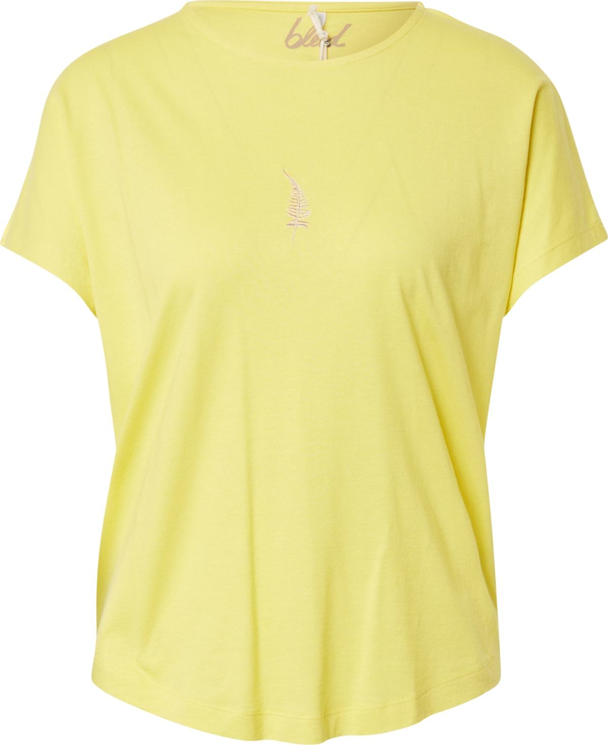 bleed clothing T-Shirt žlutá / pastelová fialová
