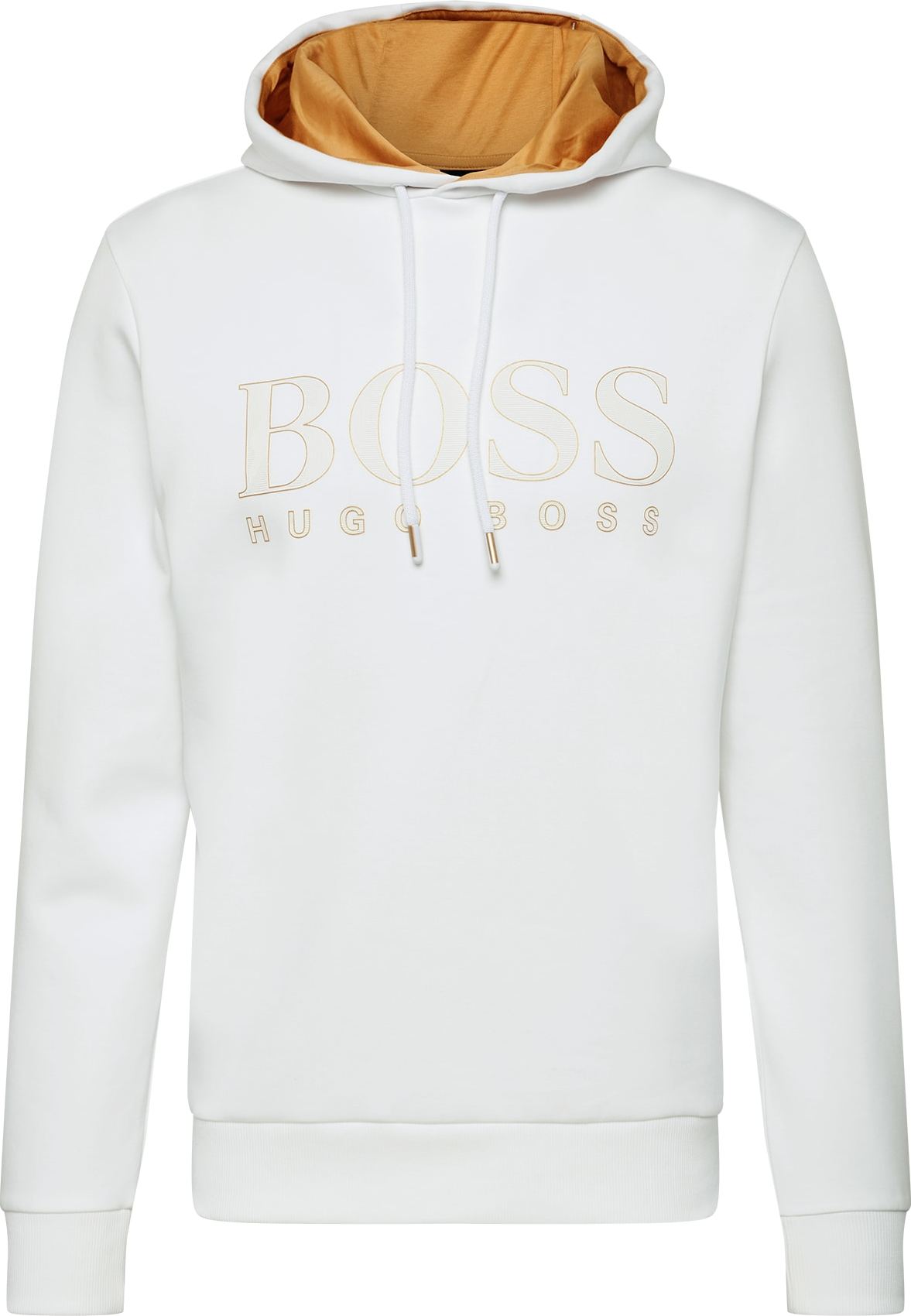 BOSS ATHLEISURE Mikina 'Soody 2' bílá / medová