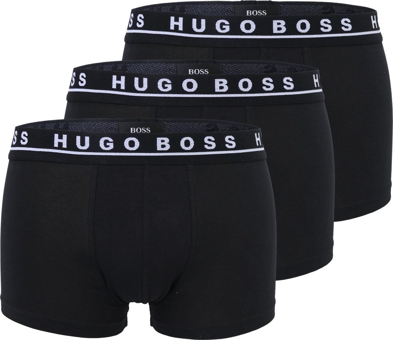 BOSS Casual Boxerky bílá / černá