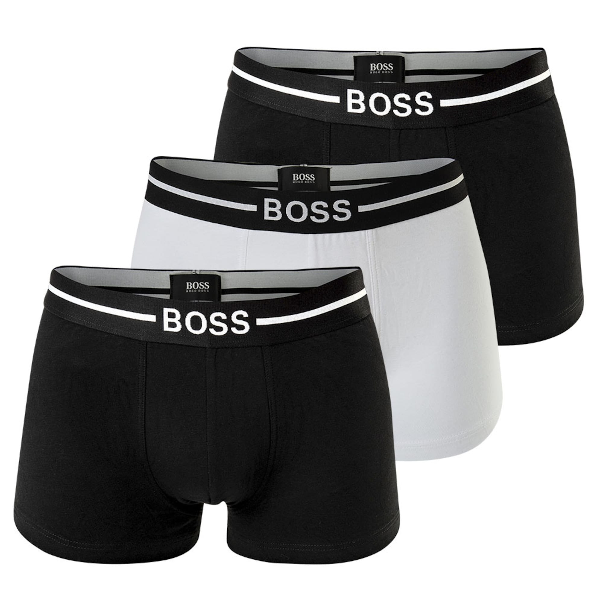 BOSS Casual Boxerky bílá / černá