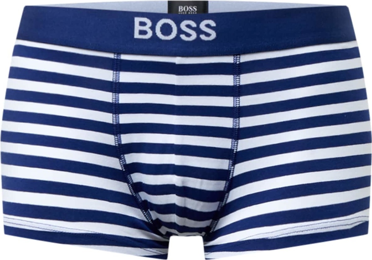 BOSS Casual Boxerky modrá / bílá