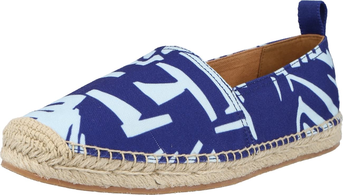 BOSS Casual Espadrilles 'Madeira' bílá / modrá