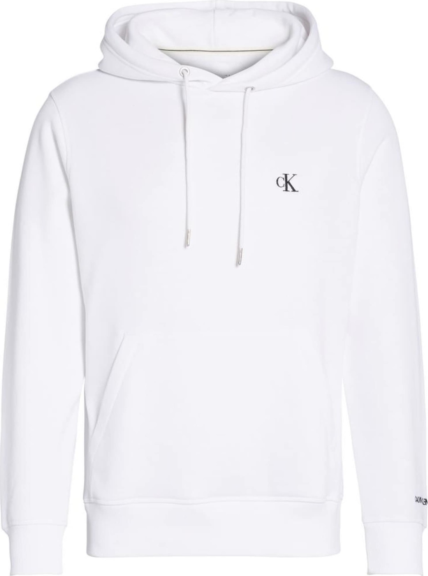 Calvin Klein Jeans Mikina 'Essential' bílá / černá