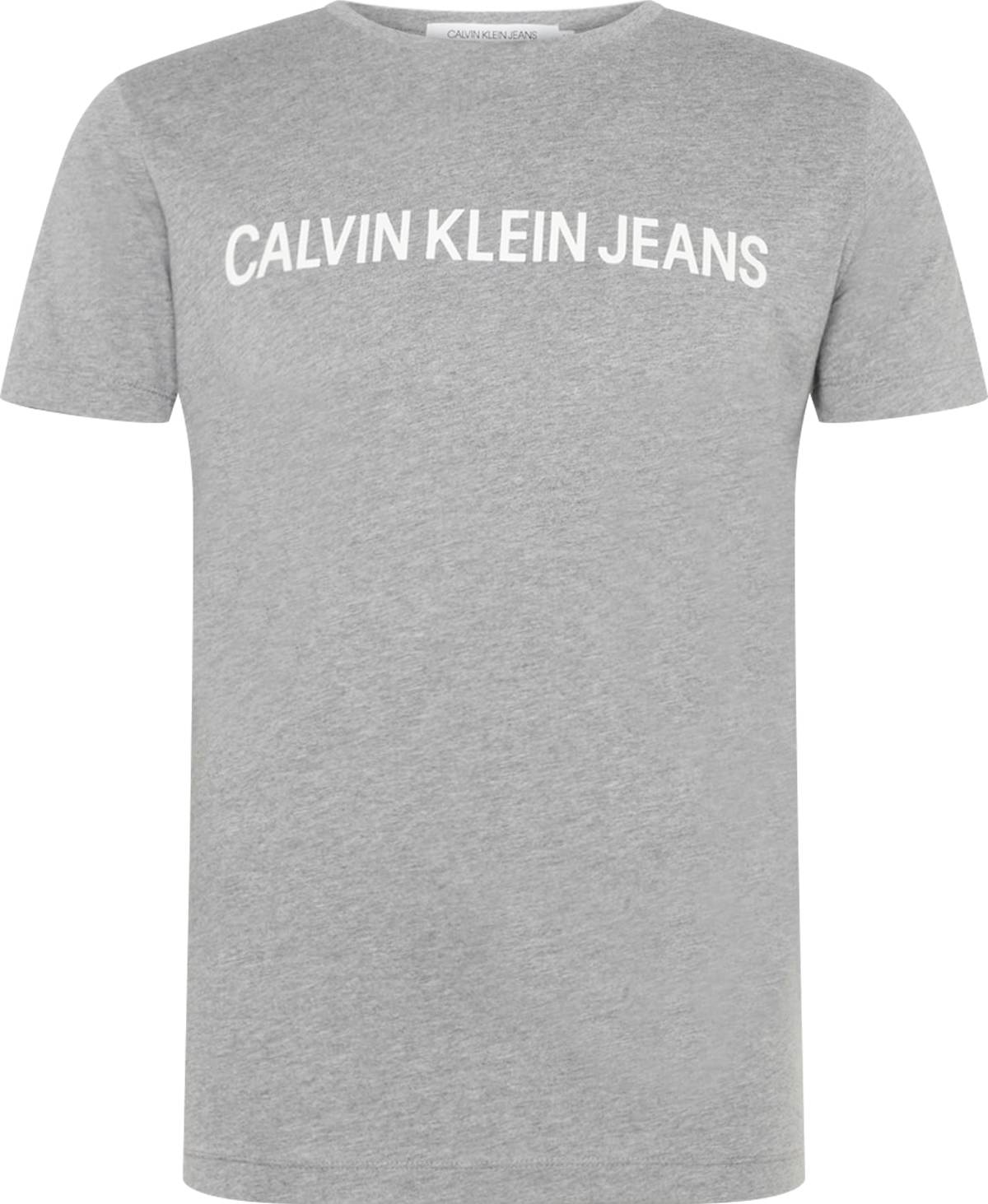 Calvin Klein Jeans Tričko šedá