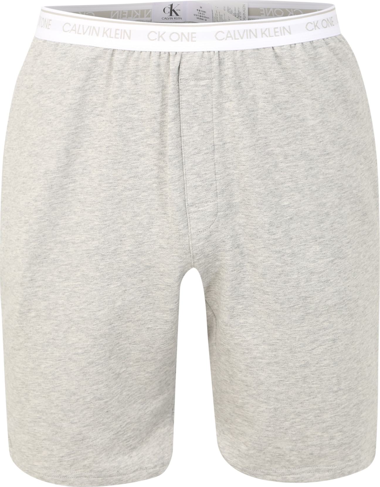 Calvin Klein Underwear Pyžamové kalhoty šedá