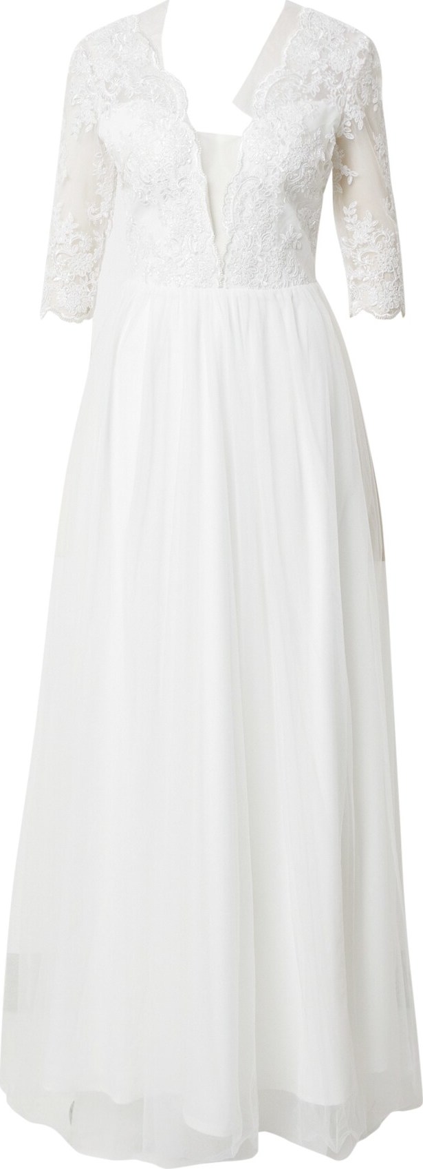 Chi Chi London Šaty 'Bridal Ruby' bílá