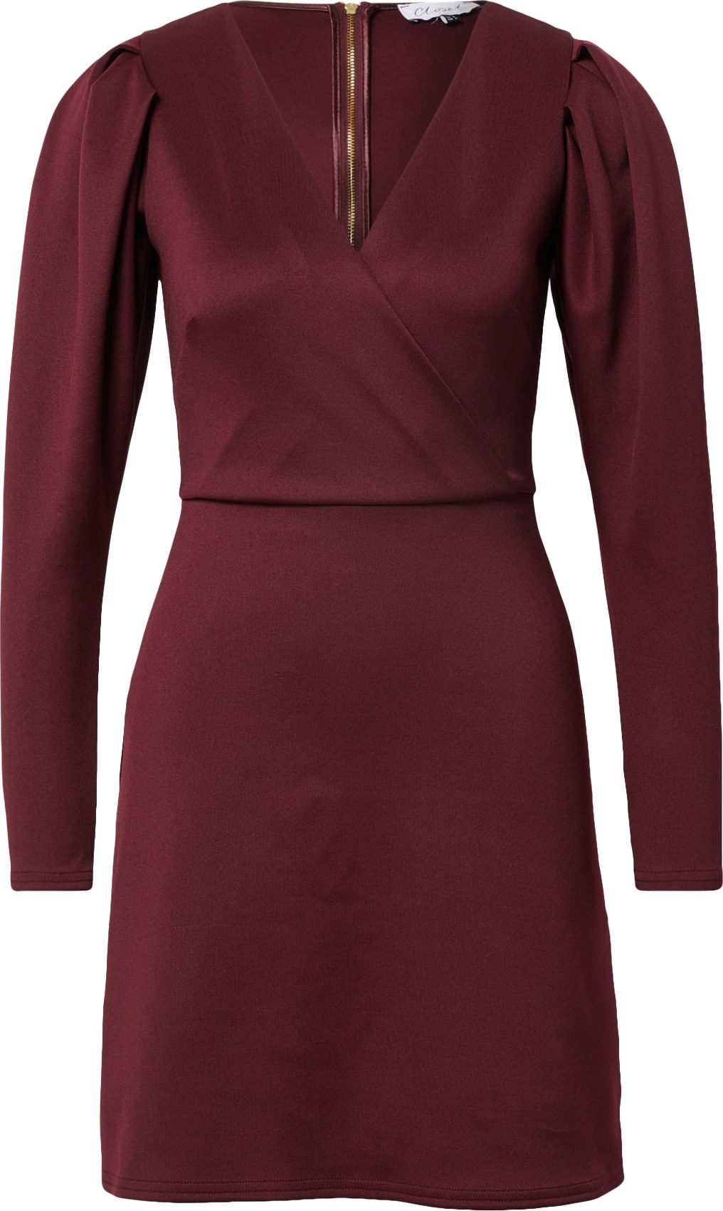 Closet London Šaty burgundská červeň