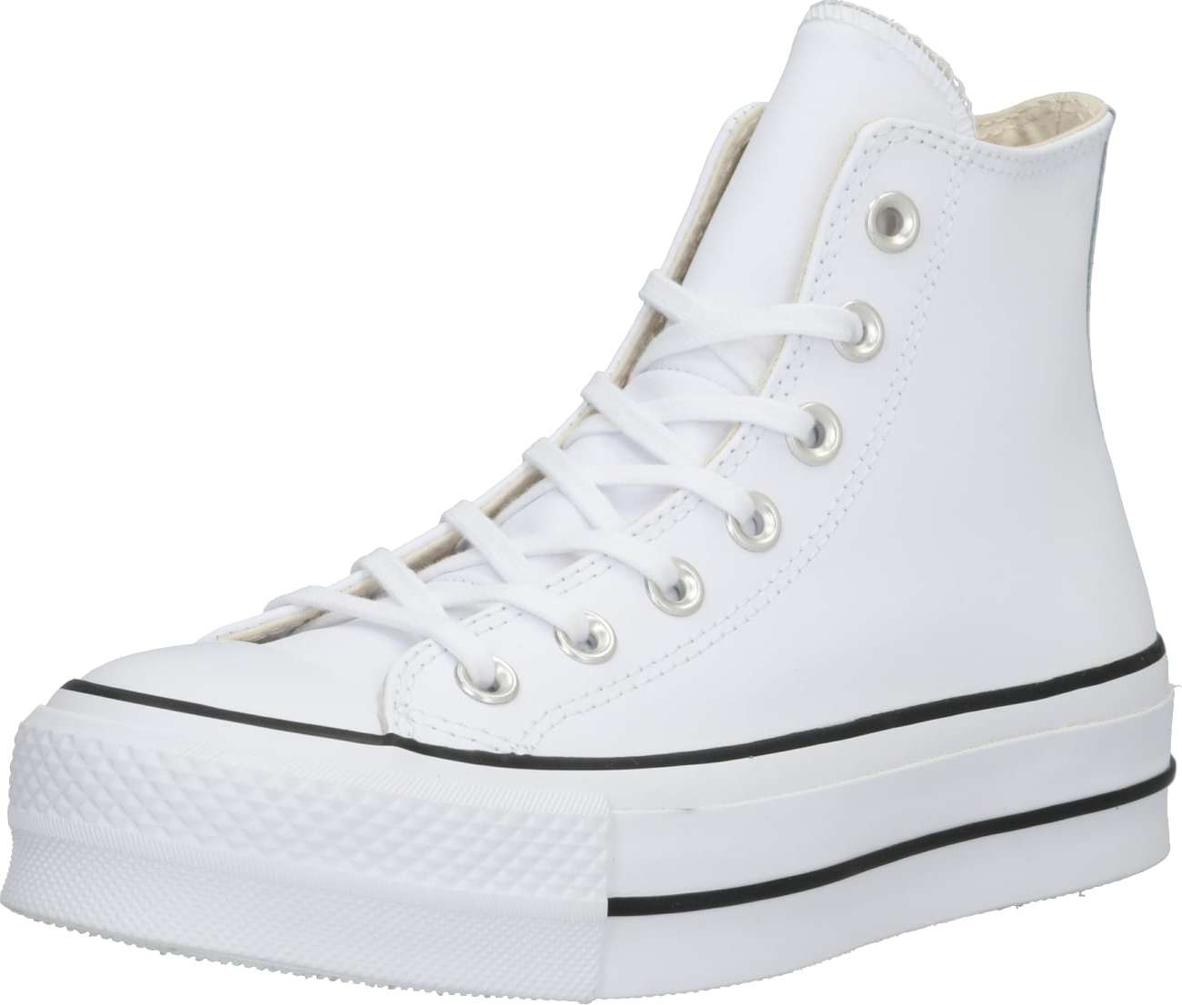 CONVERSE Kotníkové tenisky černá / bílá