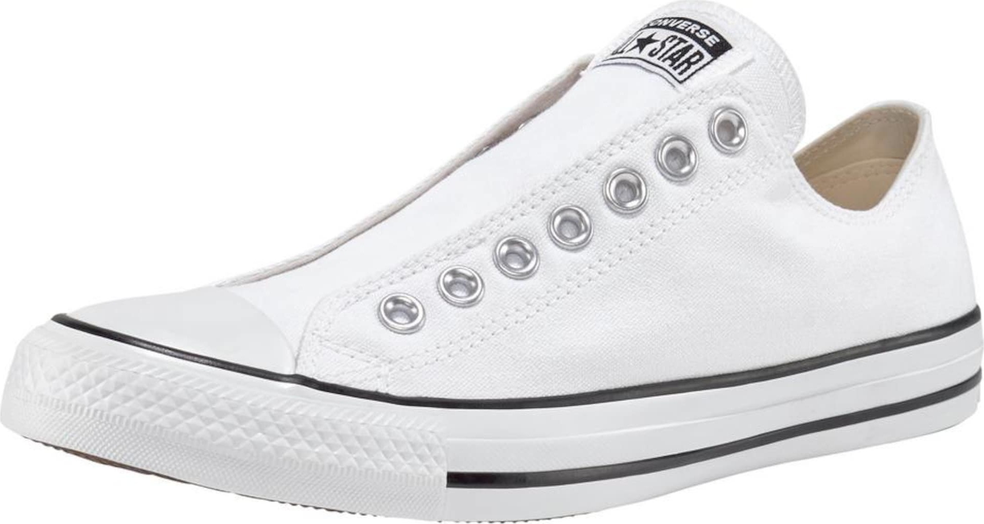 CONVERSE Tenisky 'CHUCK TAYLOR ALL STAR SLIP - SLIP' černá / bílá