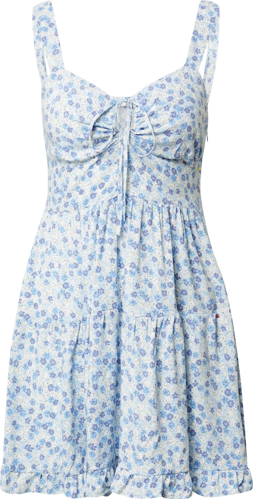 Cotton On Letní šaty 'SANDY' světlemodrá / námořnická modř / nebeská modř