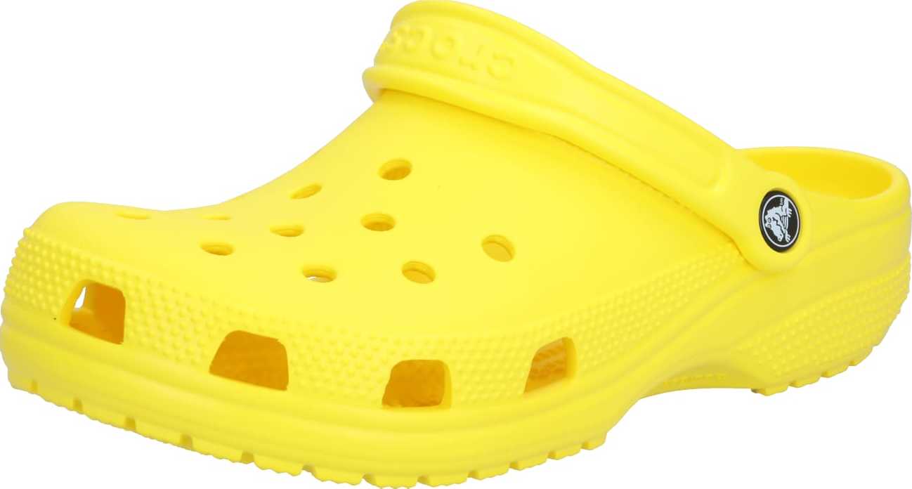 Crocs Pantofle 'Classic' citronová