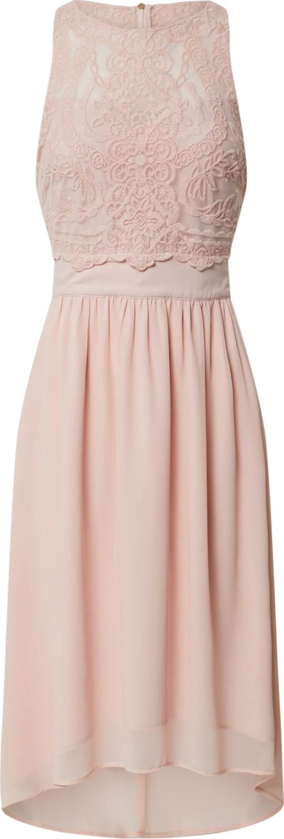 Esprit Collection Koktejlové šaty světle růžová