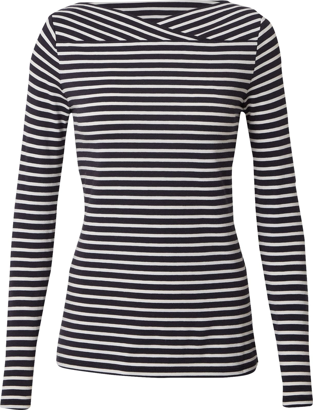Esprit Collection Tričko námořnická modř / bílá