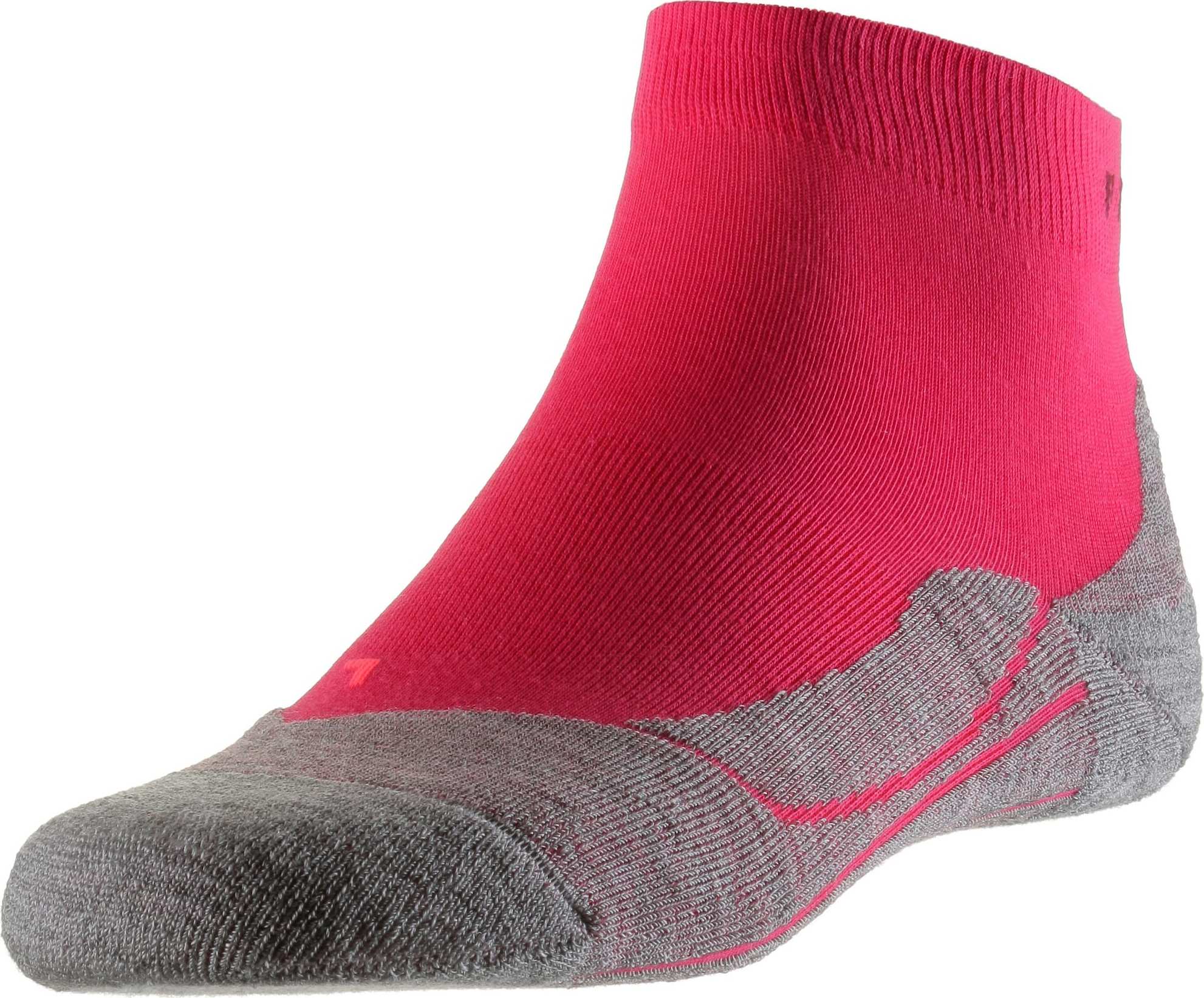 FALKE Sportovní ponožky 'RU4 Short' šedý melír / pink