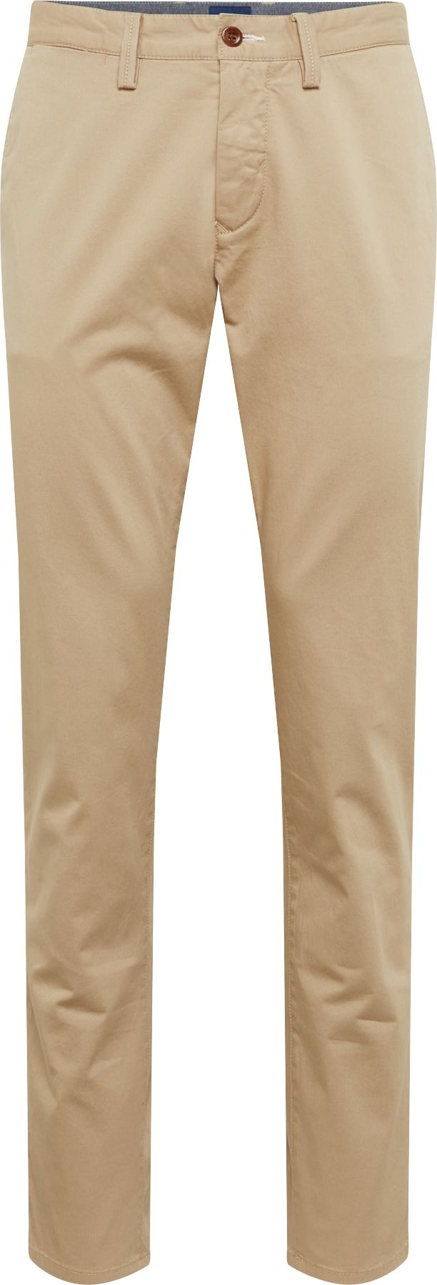 GANT Chino kalhoty 'SLIM TWILL CHINO' khaki