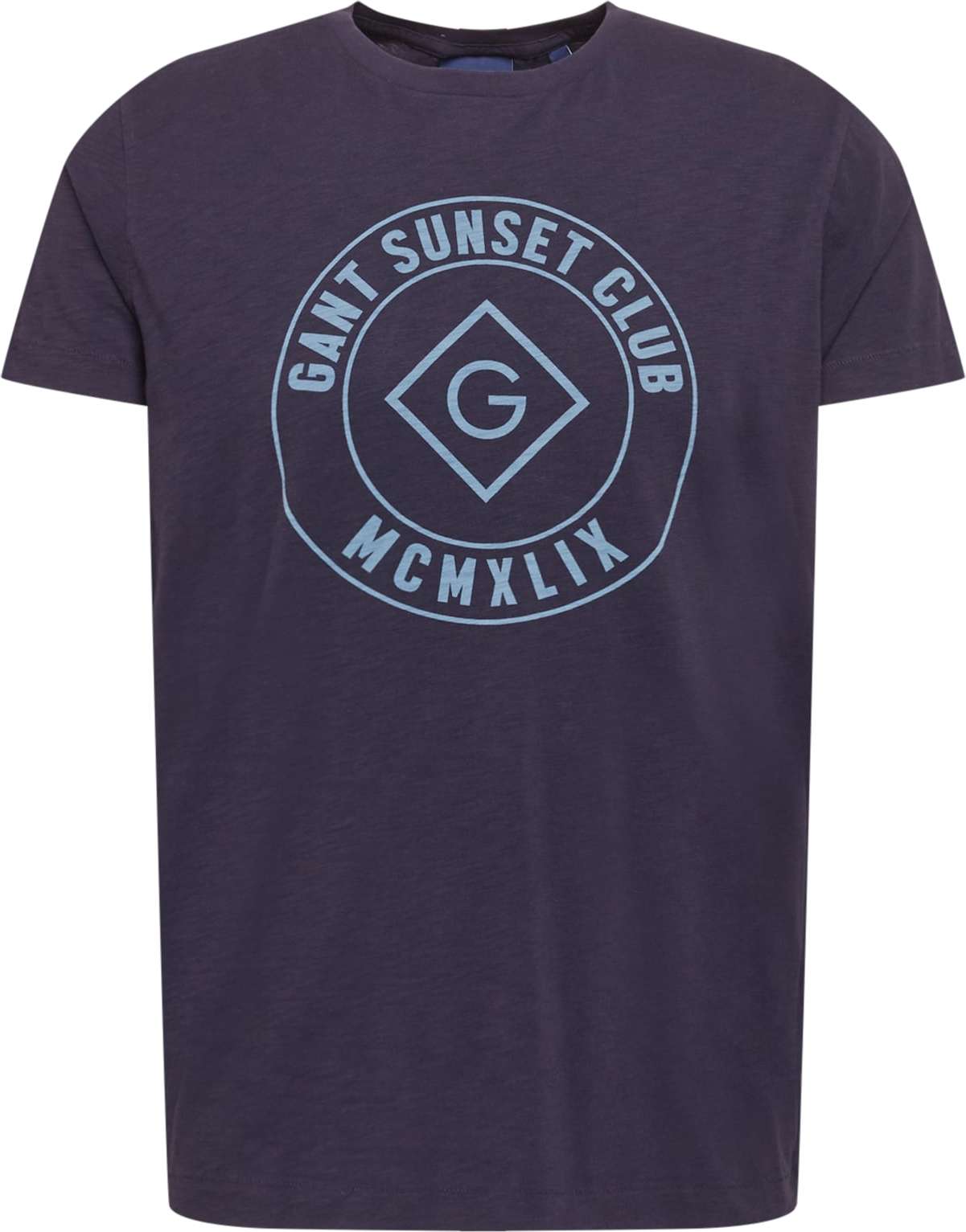 GANT Tričko 'SUNSET CLUB' modrá / kouřově modrá