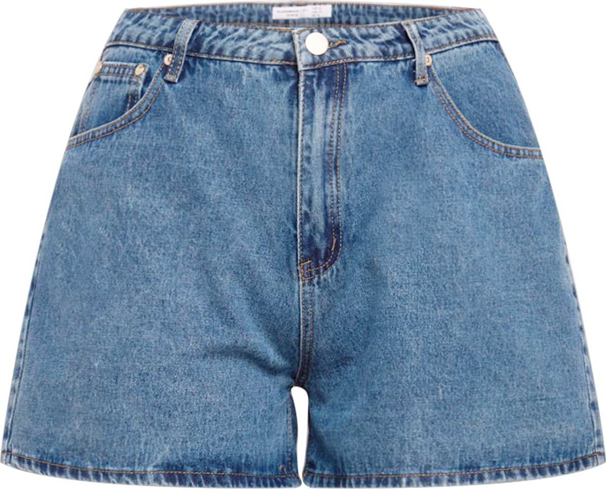 GLAMOROUS CURVE Jeans modrá