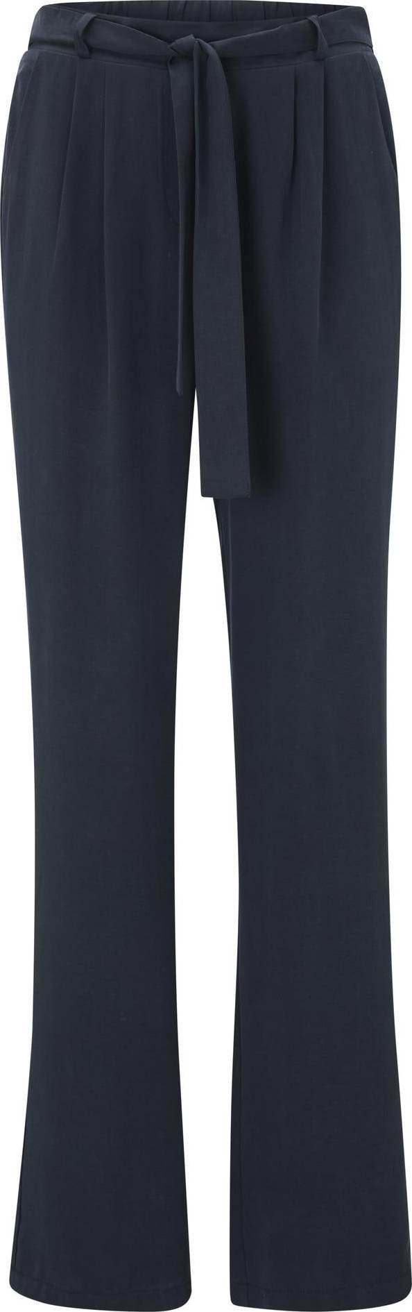 heine Kalhoty se sklady v pase marine modrá