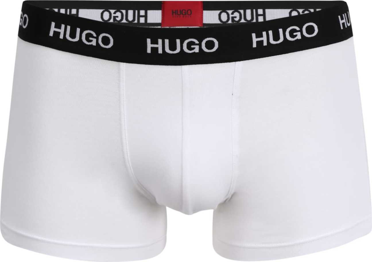 HUGO Boxerky černá / bílá