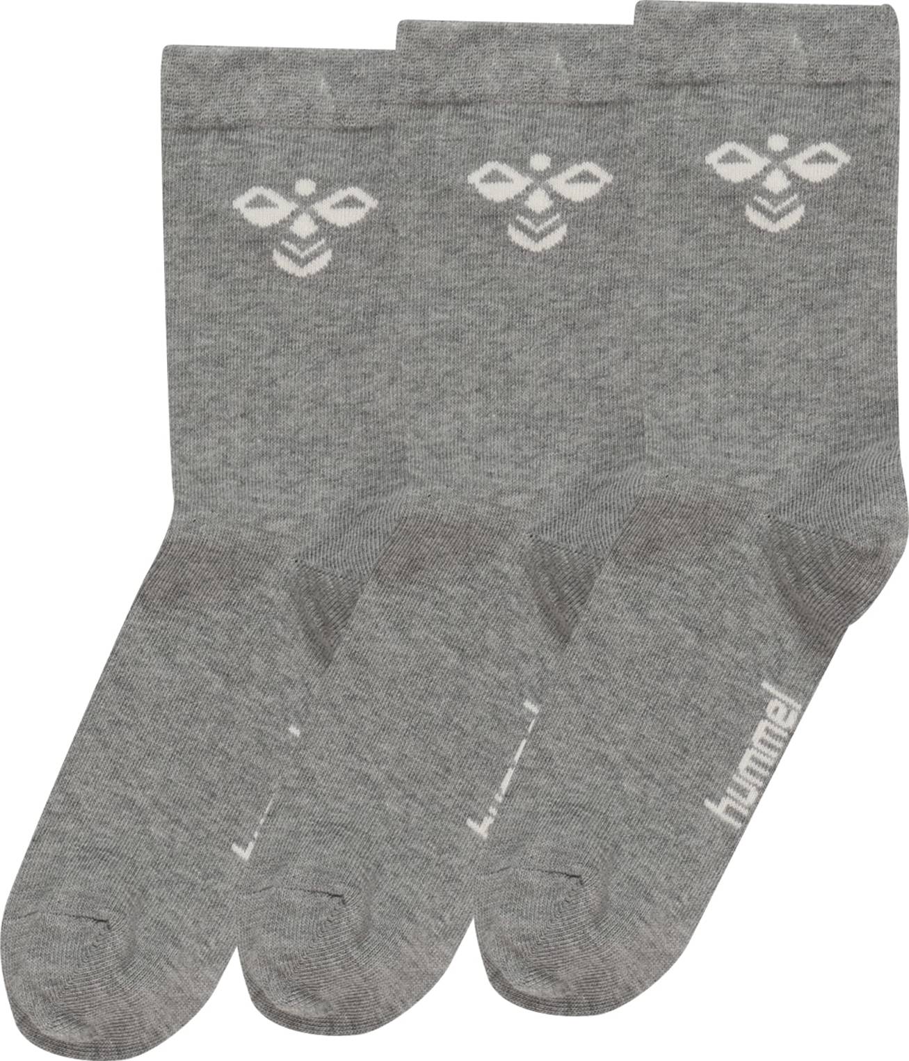 Hummel Ponožky 'SUTTON' bílá / šedý melír