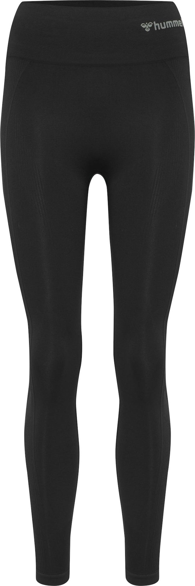 Hummel Sportovní kalhoty černá / šedá
