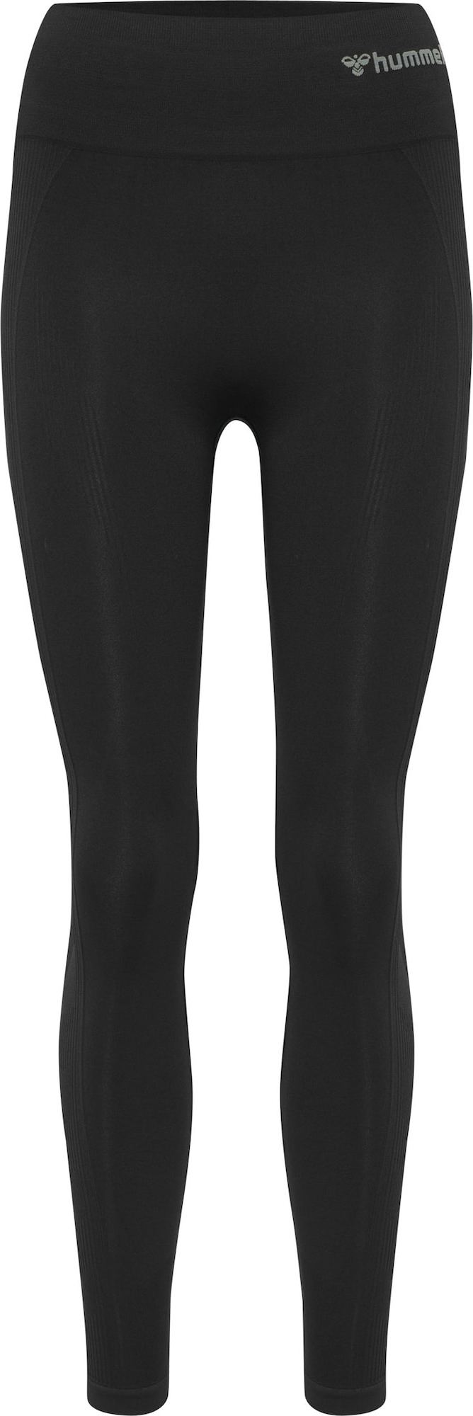 Hummel Sportovní kalhoty černá / šedá