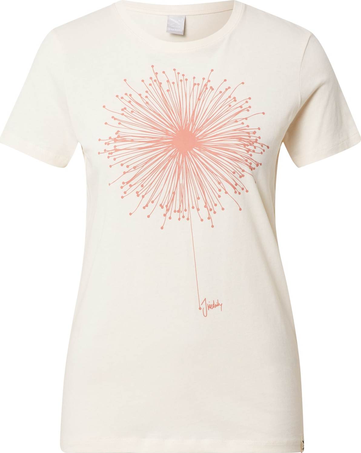 Iriedaily Tričko 'Blowball' krémová / pudrová