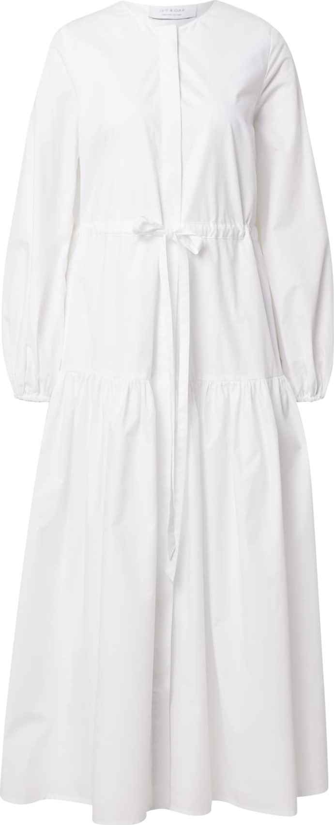 IVY & OAK Košilové šaty bílá