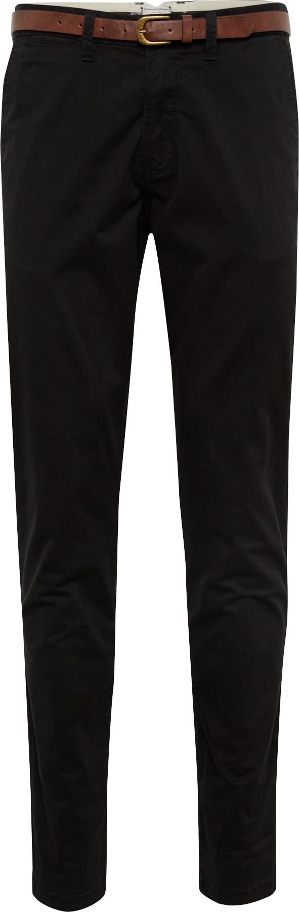 JACK & JONES Chino kalhoty 'Cody Spencer' černá