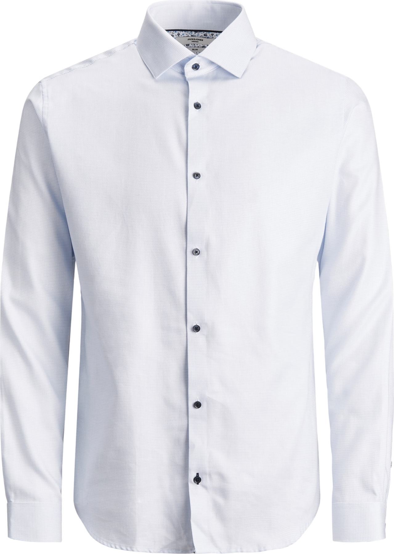 JACK & JONES Společenská košile 'BLAVIGGO' světlemodrá / bílá