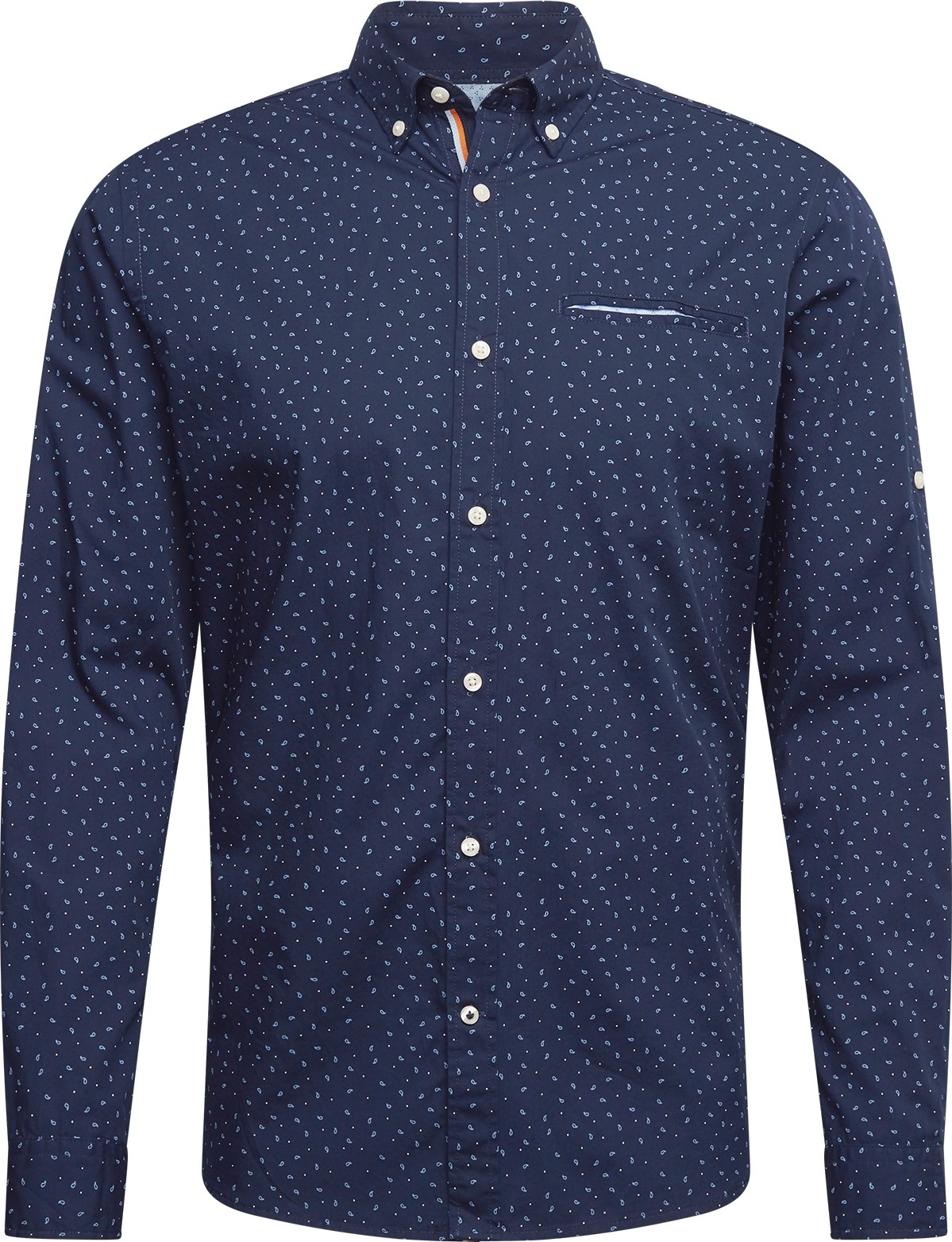 JACK & JONES Košile 'JJETHOMAS' námořnická modř / bílá / nebeská modř