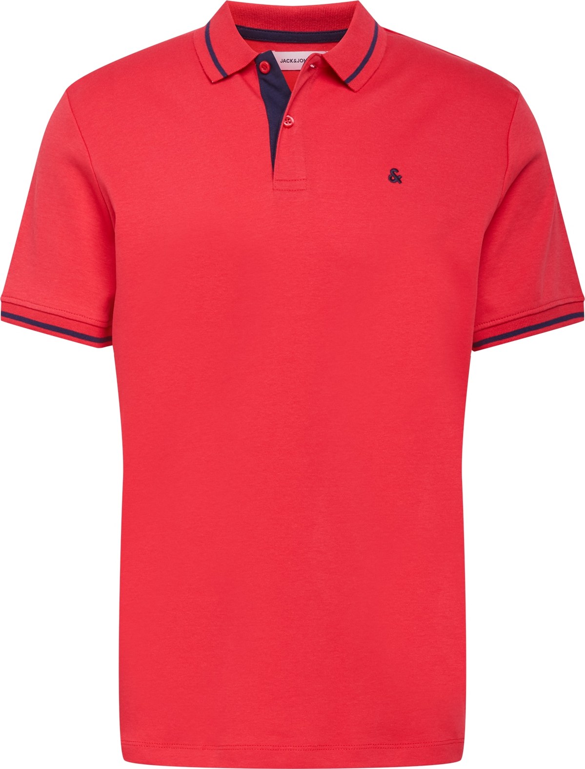 JACK & JONES Tričko námořnická modř / grenadina