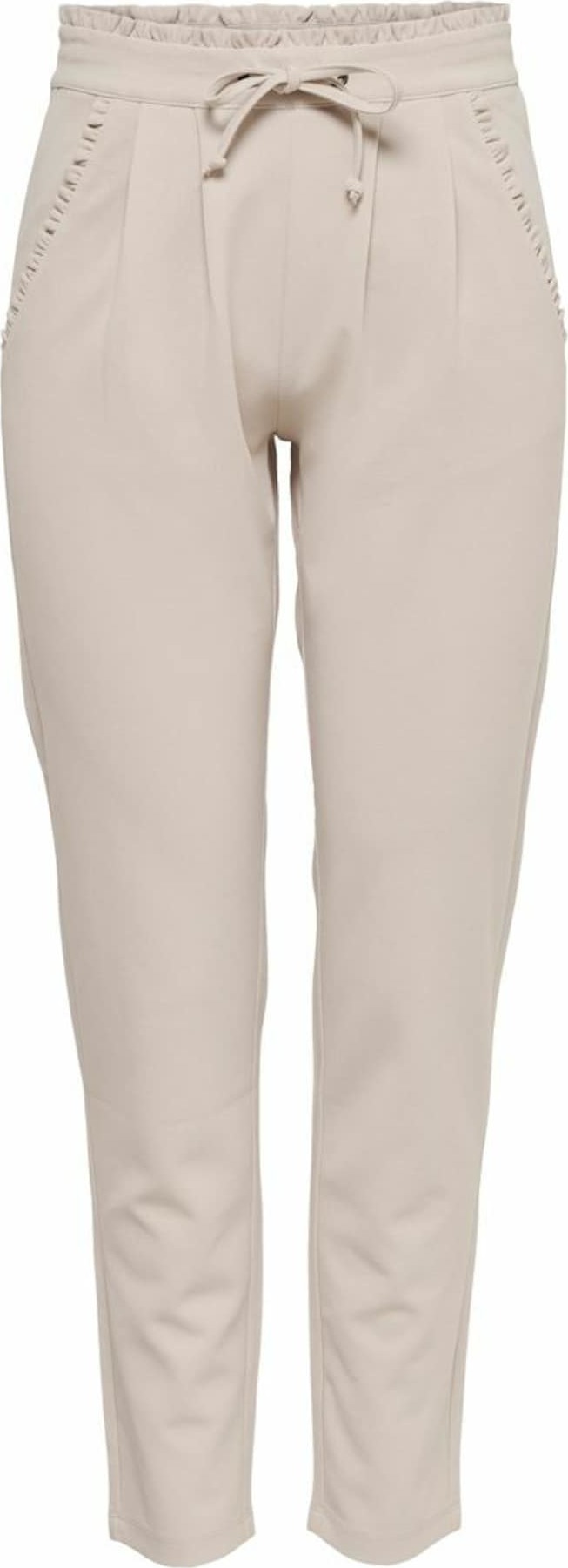 JDY Kalhoty se sklady v pase 'Catia' světle šedá