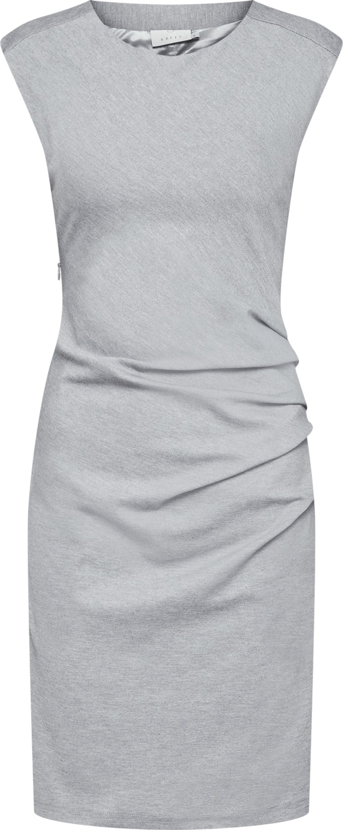 Kaffe Pouzdrové šaty 'India Slim' šedý melír