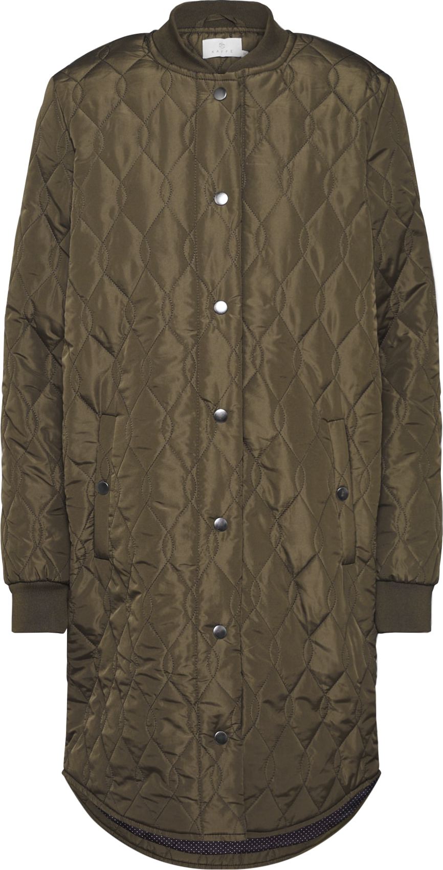 Kaffe Přechodná bunda 'Quilted' olivová