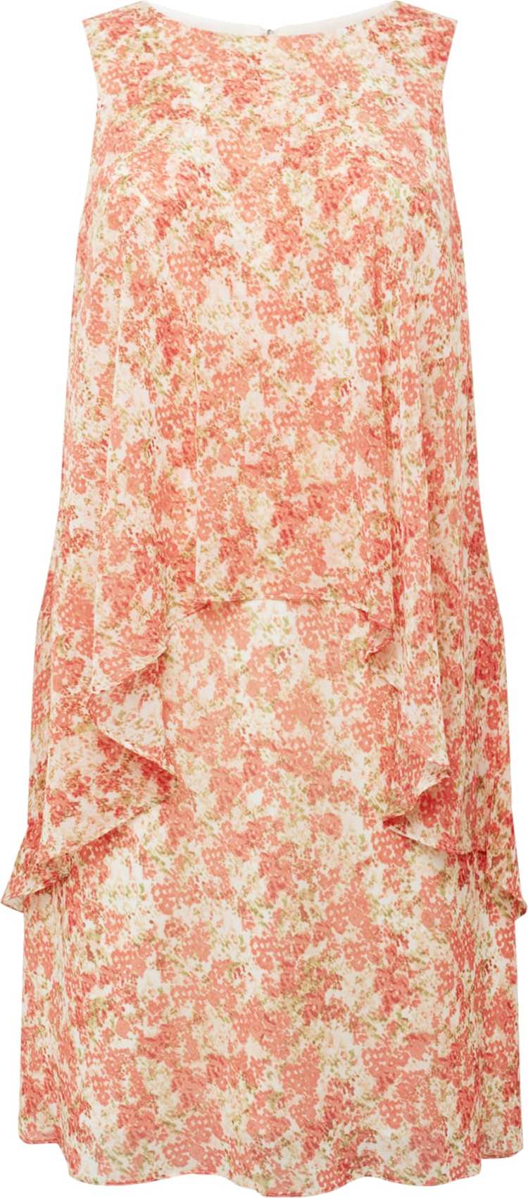 Lauren Ralph Lauren Letní šaty 'GEORGETTE' béžová / starorůžová / světle zelená
