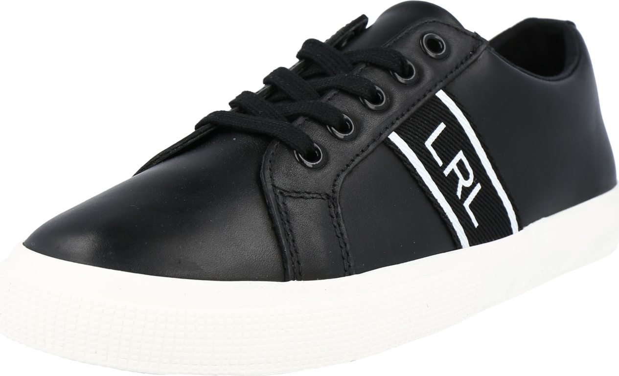 Lauren Ralph Lauren Tenisky 'JANSON II WL-SNEAKERS-VULC' černá