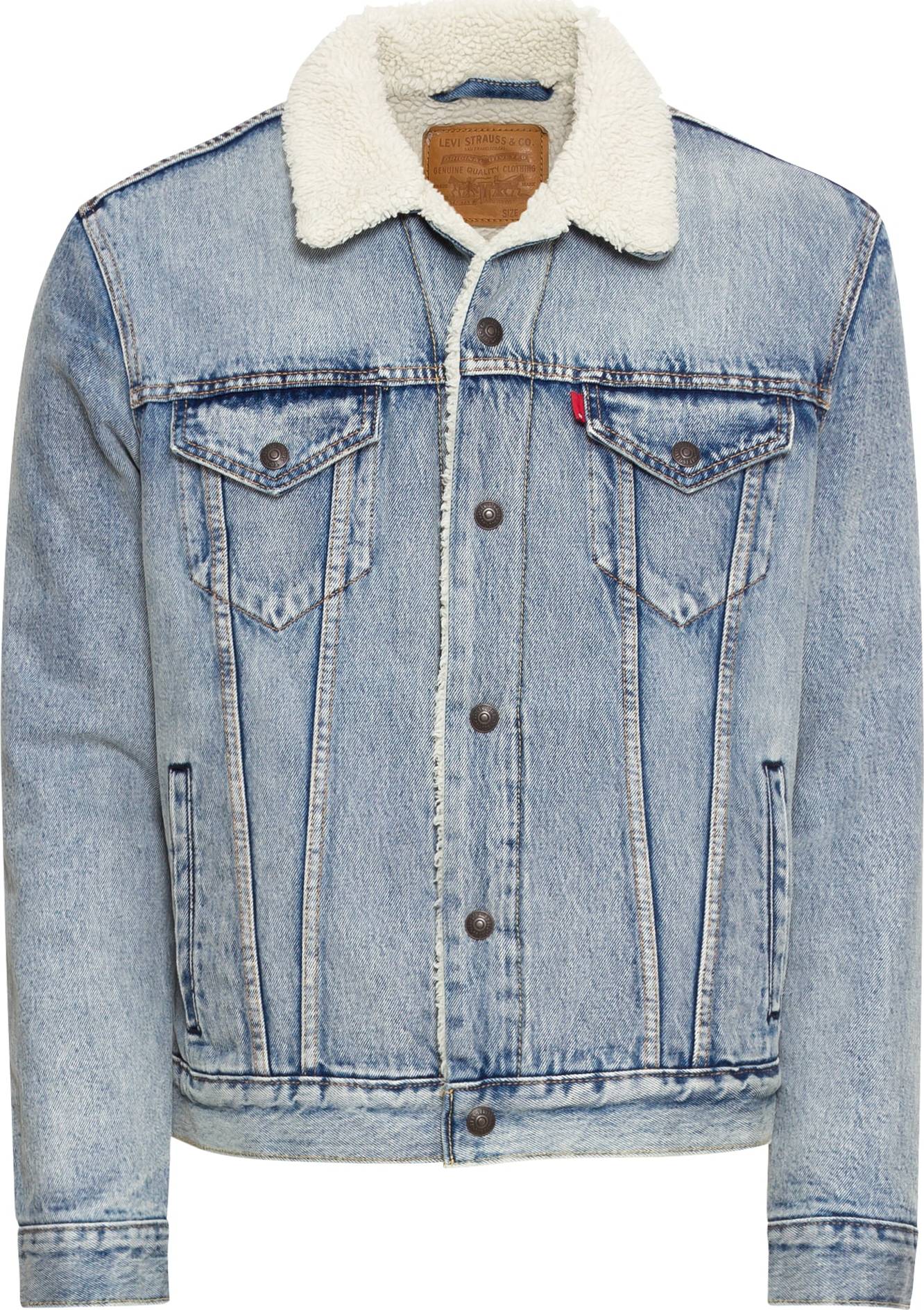LEVI'S Přechodná bunda modrá džínovina