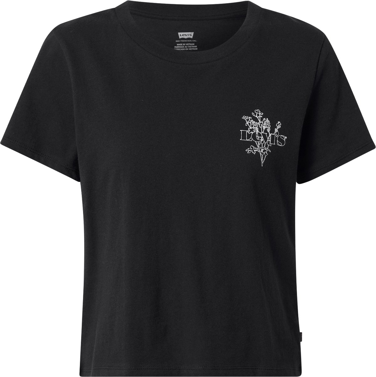 LEVI'S Tričko černá / bílá