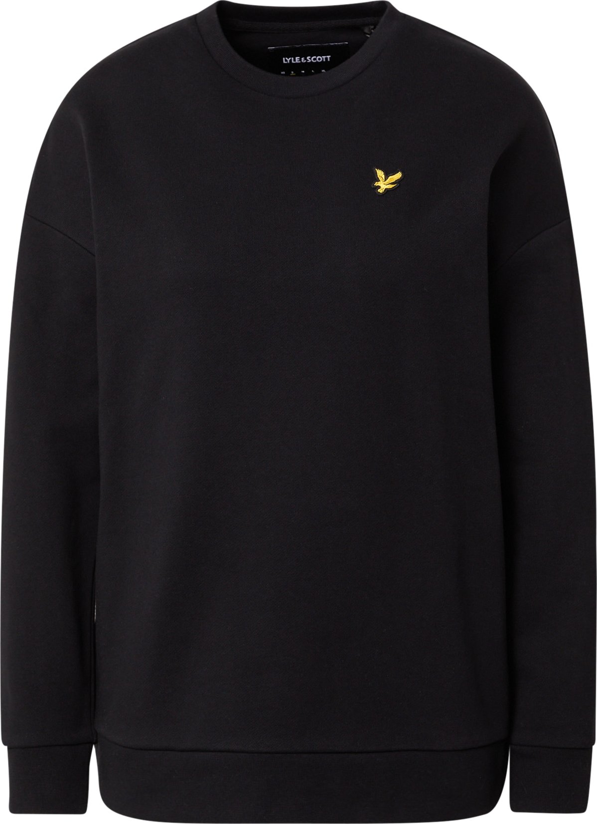 Lyle & Scott Mikina černá / žlutá