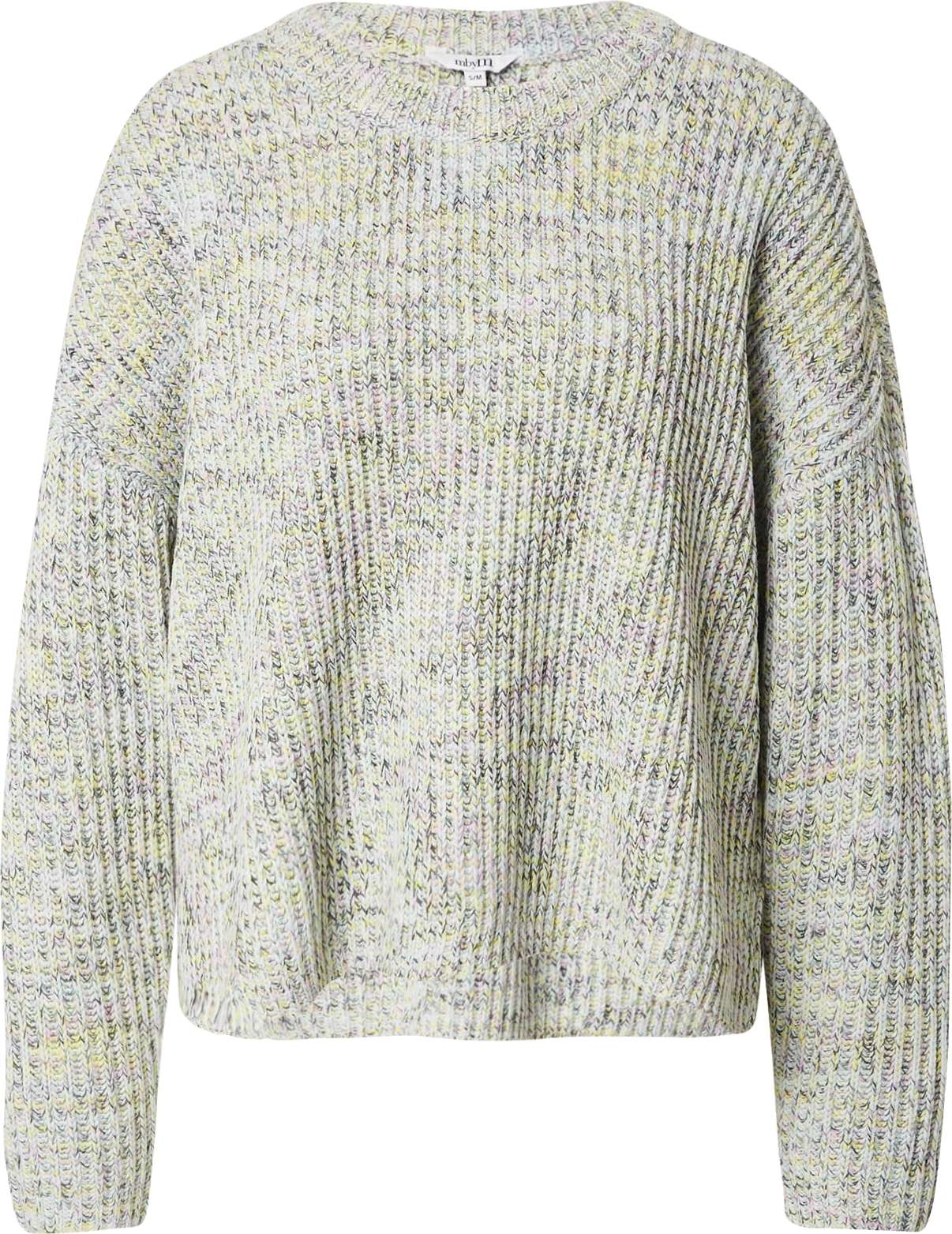 mbym Svetr fialkově modrá / limetková