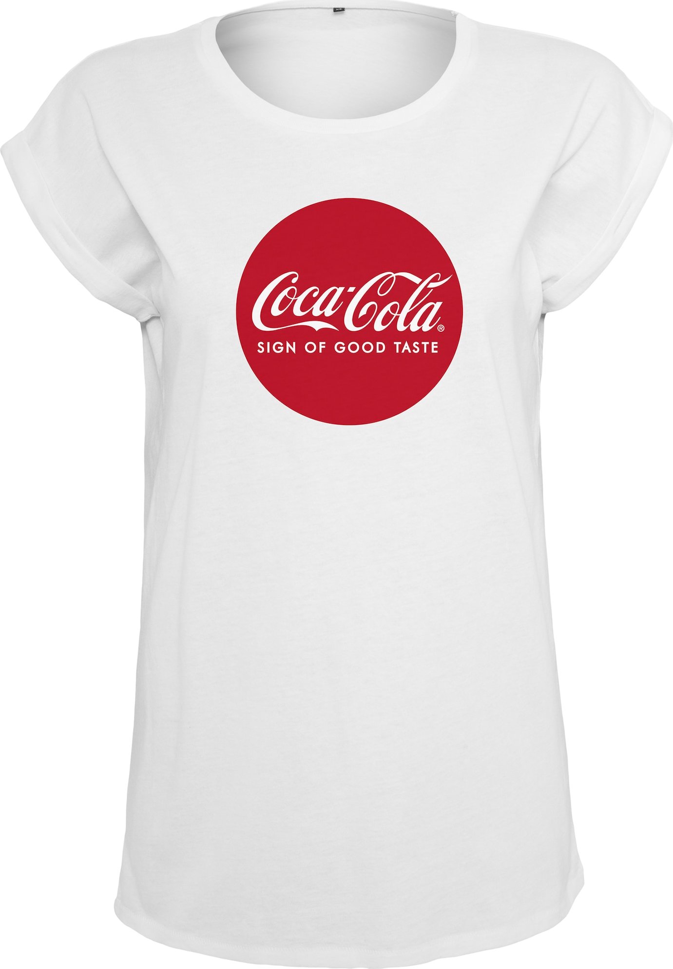 Merchcode Tričko 'Coca Cola' červená / bílá