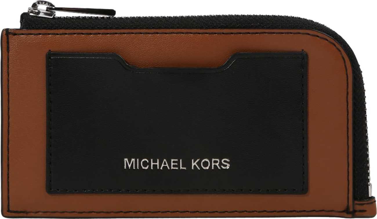 Michael Kors Peněženka hnědá / černá / stříbrná