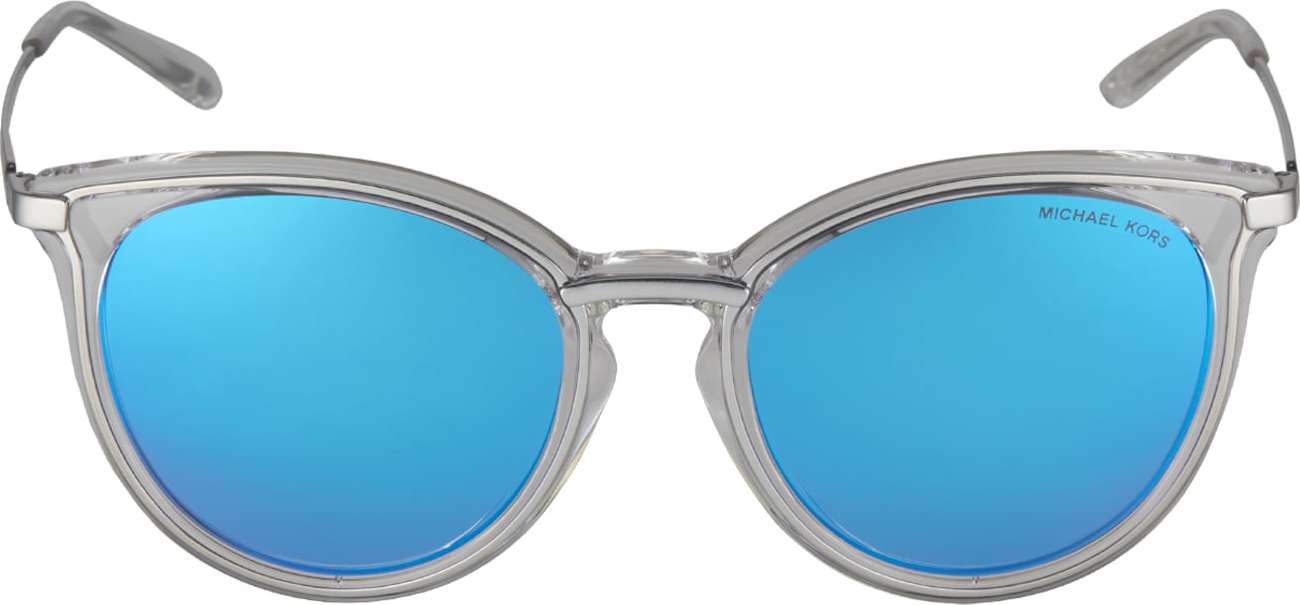 Michael Kors Sluneční brýle '0MK1077' průhledná / stříbrná / modrá